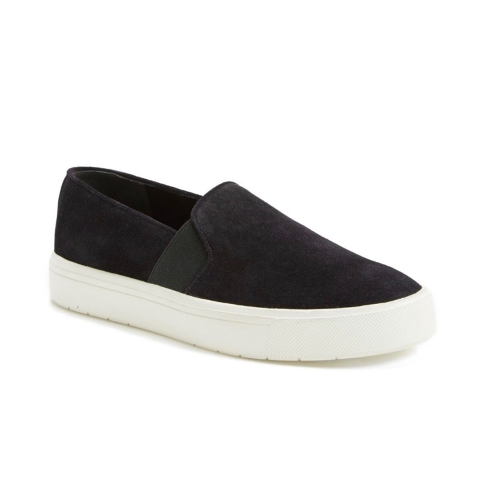 Vince black suede sneakers